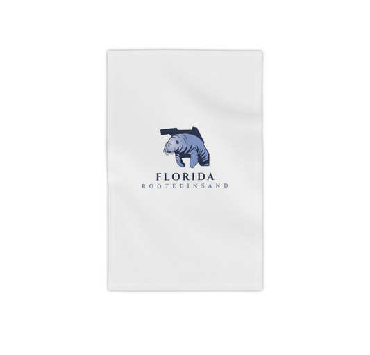 Florida Manatee Beach Towel